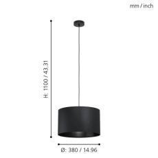 Подвесной светильник Eglo Maserlo 99042