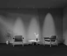 Потолочный светильник Lens 15Вт 3000К 70°, C217CL-15W3K-W