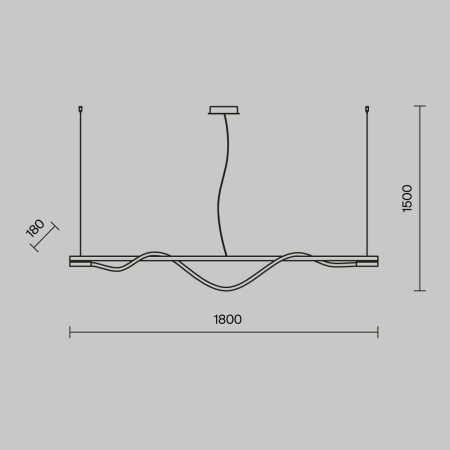 Подвесной светильник Tau 3000K 21Вт MOD166PL-L20G3K