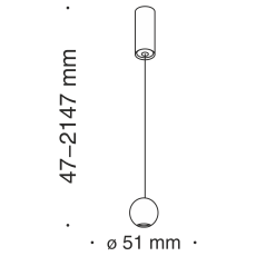 Подвесной светильник Harmat 1x5Вт 3000K, P067PL-L5GF3K