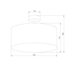 Потолочный светильник TK Lighting 4246 Rondo Black