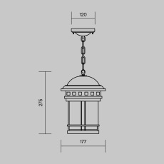 Подвесной светильник Salamanca O031PL-01BR