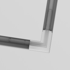 Угловой коннектор S35 встраиваемый белый, TRA004CL-22W