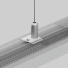 Крепление для троса 1шт Gravity белый, TRA004HP-21W