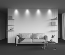 Встраиваемый светильник Round 2700K 12Вт 60° IP20, DL058-12W2.7K-W