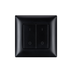 INTELLIGENT ARLIGHT Кнопочная панель SMART-RF-801-22-2G-DIM-SUF Black (3V, 2.4G) (IARL, IP20 Пластик, 5 лет)