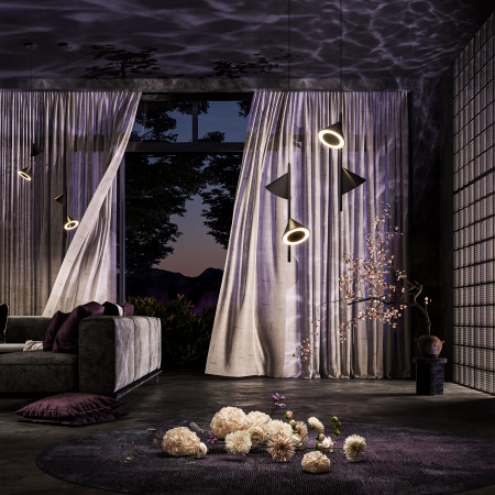 Подвесной светильник Etro, FR6141PL-L14B