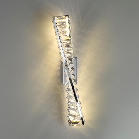 5675/10WL LEDIO LN23 045 хром Бра LED 10W 3000K 550Лм 220V ROSELLE