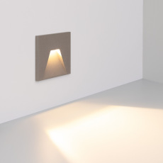 Светильник LT-TIE-S100-3W Warm3000 (GR, 75x30 deg, 230V) (Arlight, IP65 Бетон, 3 года)