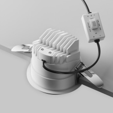 Встраиваемый светильник Parete 2700К-3000K-4000К 12Вт 36°, DL100-12W2.7-3-4K-RD-W