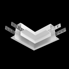 Коннектор угловой Exility встраиваемый под ГКЛ 12,5мм, белый, TRA034CL-42.12W