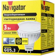 Светодиодная лампа NLL-MR16-3-230-6.5K-GU5.3
