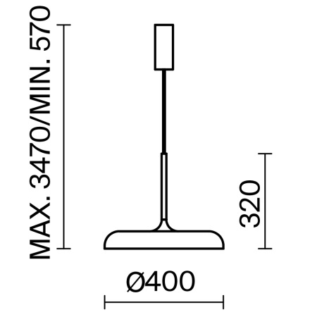 Подвесной светильник Gerhard 3000К 26Вт, MOD189PL-L18B3K1