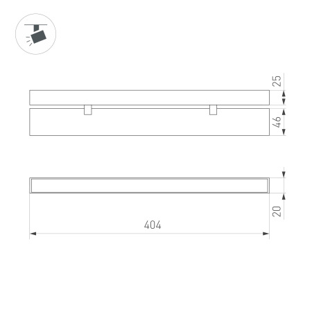 Светильник MAG-FLAT-FOLD-25-S400-12W Day4000 (WH, 100 deg, 24V) (Arlight, IP20 Металл, 5 лет)