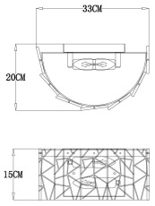 Бра Arte Lamp GALATEA A1222AP-2CC