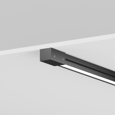 Профиль 2м Elasity IP накладной черный, O-TR001-P-B2M