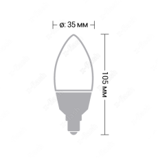 Светодиодная лампа E14 CCD 6W 220V, 47208