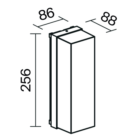 Настенный светильник (бра) Conf E27x1 15Вт IP65, O450WL-01GF