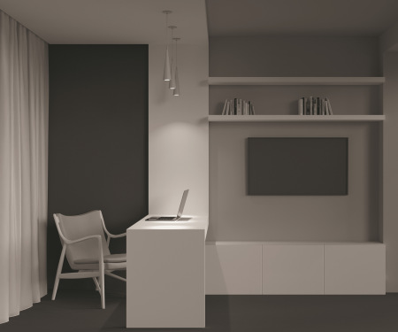 Подвесной светильник Nevill GU10 1x10Вт, P318-PL-01-W