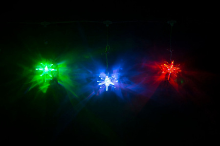 LED-PL-BA-6-24V, свет. бахрома с насадками кристаллы