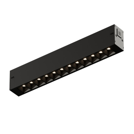 Трековый линейный светильник SIMPLE GRILL DK8101-BK