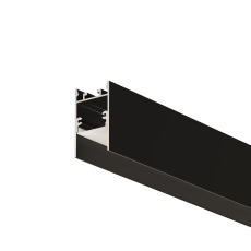 Алюминиевый профиль накладной-подвесной 25x42 (Черный, 2 м), ALM-2542-B-2M 633010