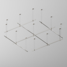 Шинопровод 2 м Flarity платина, TRX154-112PT