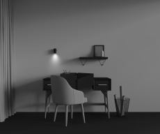 Настенный светильник (бра) Calipso GU10x01 10Вт IP20, C106WL-01-GU10-B