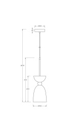Подвесной светильник Cloches MOD113PL-01W