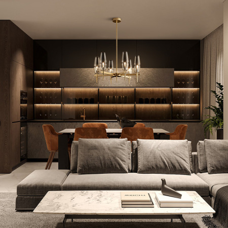 Люстра Lita G9x6, H002PL-06G