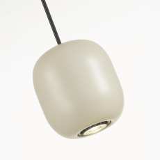 5060/1GA PENDANT ODL24 449 цвет слонов.кости/черный/металл Подвес GU10 LED 4W COCOON