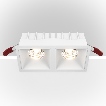 Встраиваемый светильник Alfa LED 3000K 2x15Вт 36° DL043-02-15W3K-SQ-W