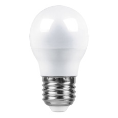 Лампа светодиодная, (7W) 230V E27 2700K G45, LB-95