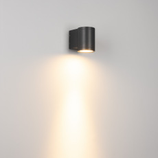 Светильник LGD-RAY-WALL-R65-9W Warm3000 (GR, 23 deg, 230V) (Arlight, IP65 Металл, 3 года)