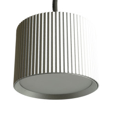 Светильник потолочный Feron Barrel HL4588 ARIA levitation 12W, 230V, GX53, серебро + черный, на подвесе 1,7 м