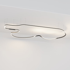 Радиусный профиль 35x35 Ø1500мм 1/8 круга черный, ALM-3535R-B-D-45°-1.5M