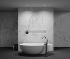 Встраиваемый светильник Flint GU10 10Вт IP44, DL101-GU10-TRS-B