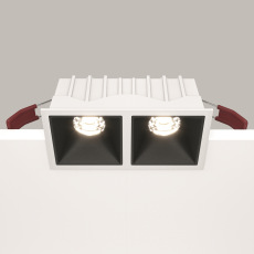 Встраиваемый светильник Alfa LED 4000K 2x10Вт 36° Dim Triac DL043-02-10W4K-D-SQ-WB