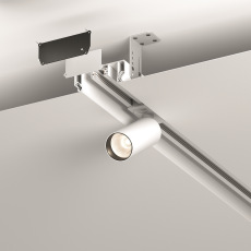 Алюминиевый профиль ниши скрытого монтажа в натяжной потолок 99x140, ALM-9940-SC-W-2M