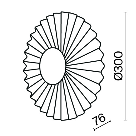 Настенный светильник (бра) Fiore 3000К 7Вт, MOD233WL-L11BS3K