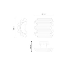 Настенный светильник Lucia Tucci Rumba W1072.4 Chrome