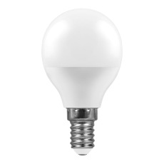 Лампа светодиодная, (7W) 230V E14 2700K G45, LB-95