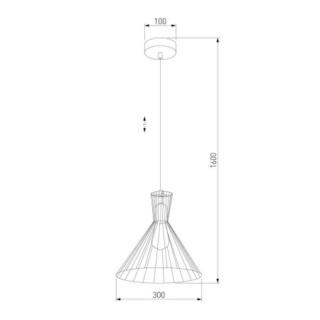 Подвесной светильник TK Lighting 3350 Sahara