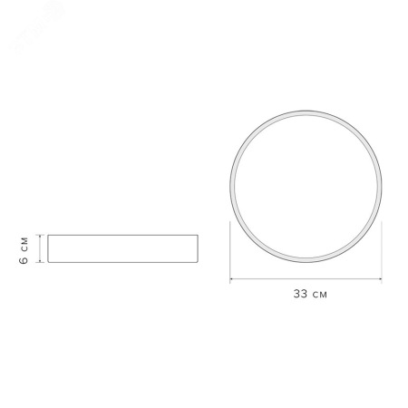 Светильник светодиодный потолочный PPB Scandic-R 24w 4000K GR IP20, 5036864