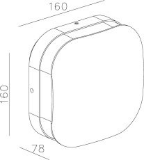 Уличный настенный светильник Deko-Light Corvi III 731075