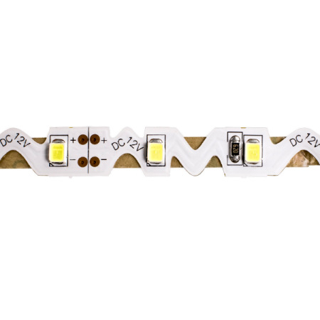 LUX Светодиодная лента ZIGZAG 2835 60 LED (7.2W/M) 12V холодная 6000К IP20
