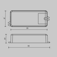 Диммер ZIgbee 12-48VDC DIM, 771002
