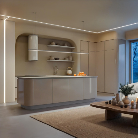 Профиль LINIA25-FANTOM-2000 ANOD (Arlight, Алюминий)