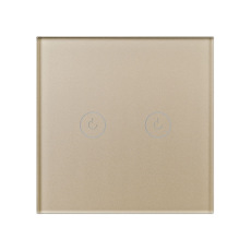 Выключатель сенсорный SWT-OMALI-S02-ZB-GD (250V, 10A, Zigbee) (Arlight, Стекло)