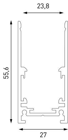 Шинопровод накладной SY-LINK SY-LINK-20S1-2-BL